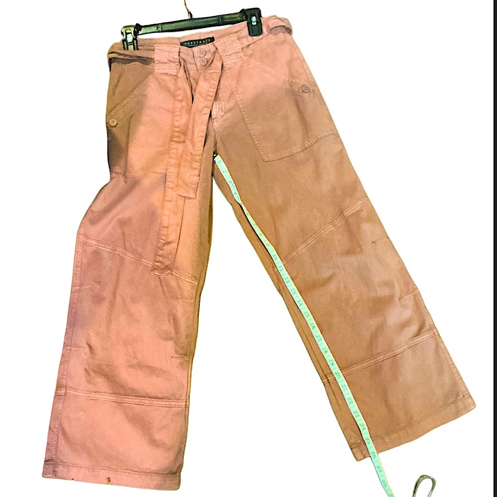 Sanctuary Reissue 90s Sash Wide-Leg Pants XS – Dusty Rose Pink NWT - Picture 6 of 6